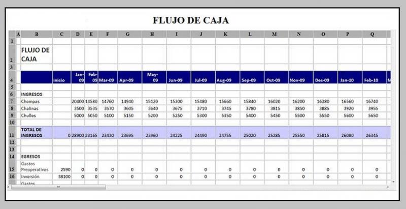 Modelo De Flujo De Caja 1422