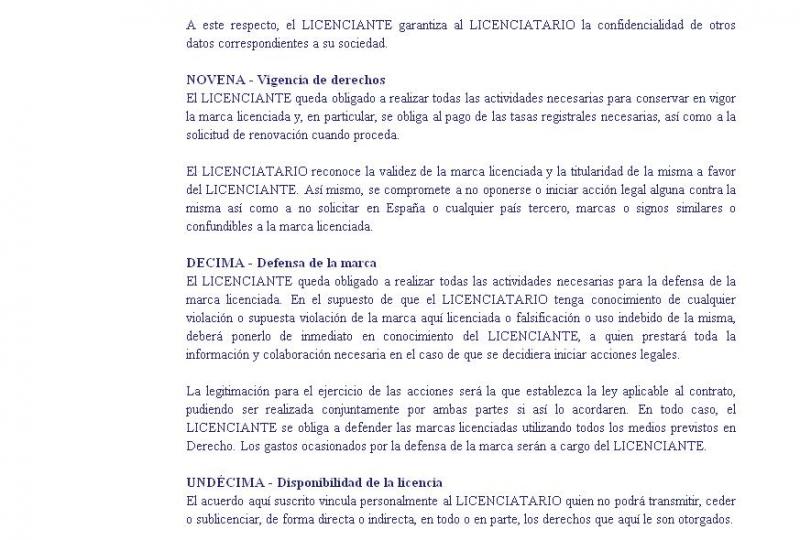 Introducir 81 Imagen Modelo De Contrato De Licencia De Uso De Marca Mexico Abzlocalmx 5920