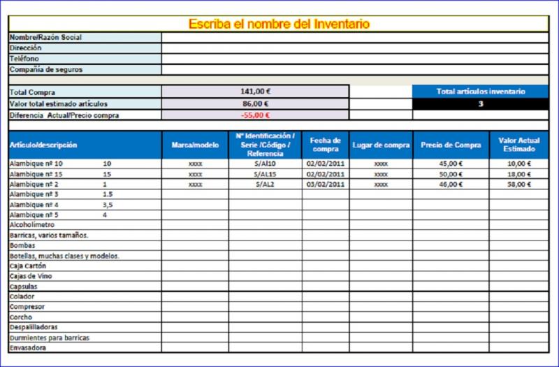 Modelo de inventario :