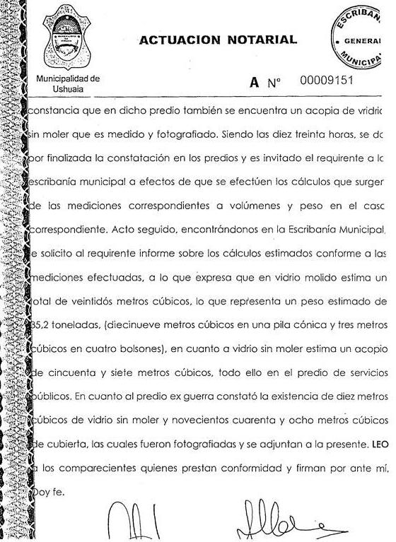 Modelo de actas notariales en argentina :