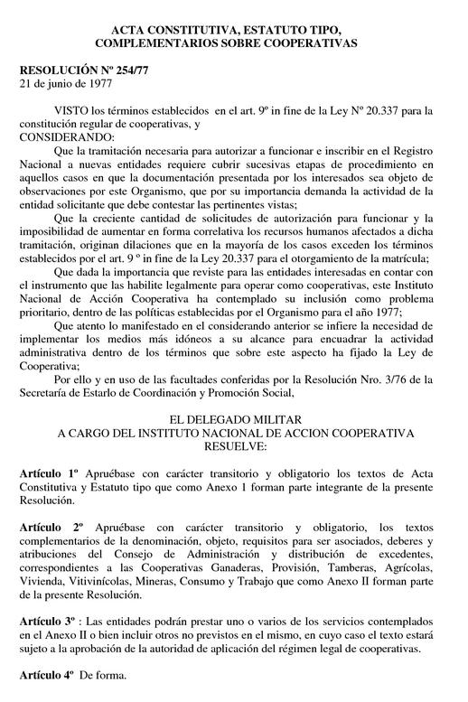 Modelo de acta constitutiva de cooperativa :