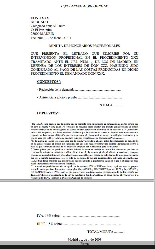 Introducir 41 Imagen Modelo De Demanda De Honorarios Del Abogado Abzlocalmx 5769