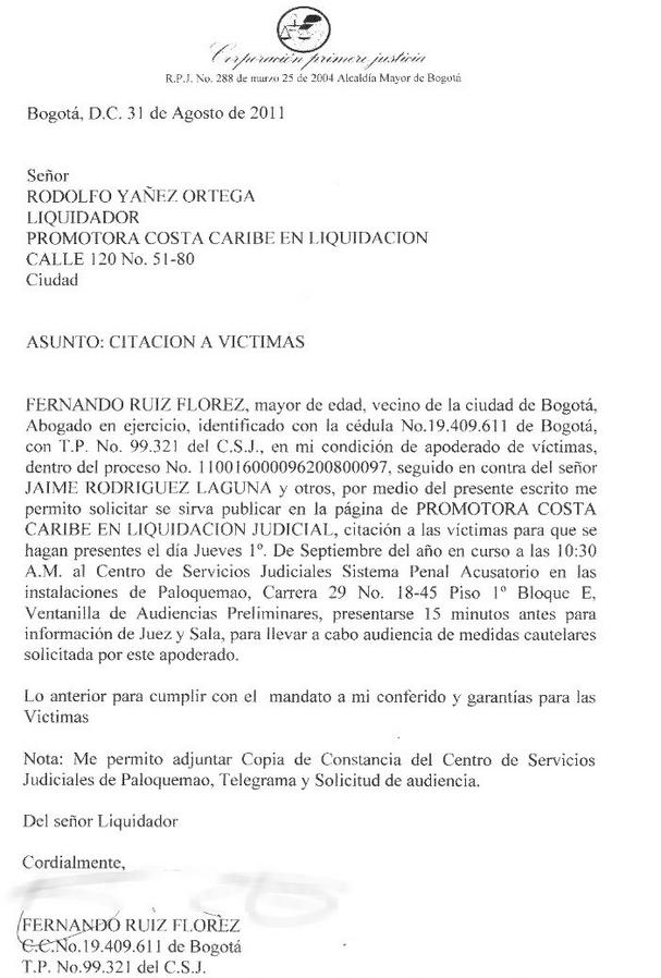 Modelo de escrito solicitando la citación judicial de testigos para el acto  del juicio