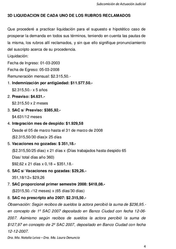 Modelo de liquidacion juicio ejecutivo