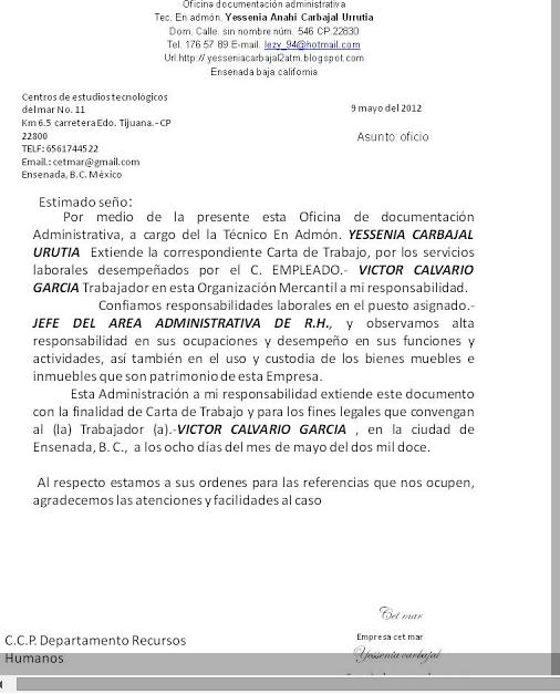 Carta Oficio 4283