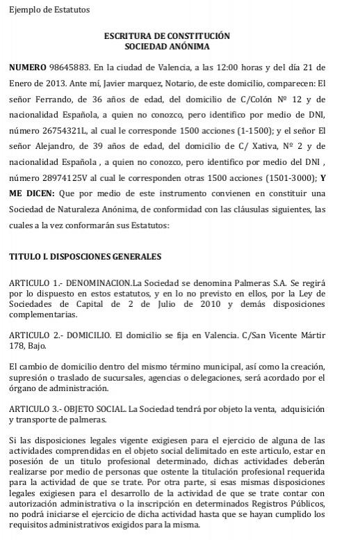 Modelo de un acta de una asamblea ordinaria para una sociedad anónima :