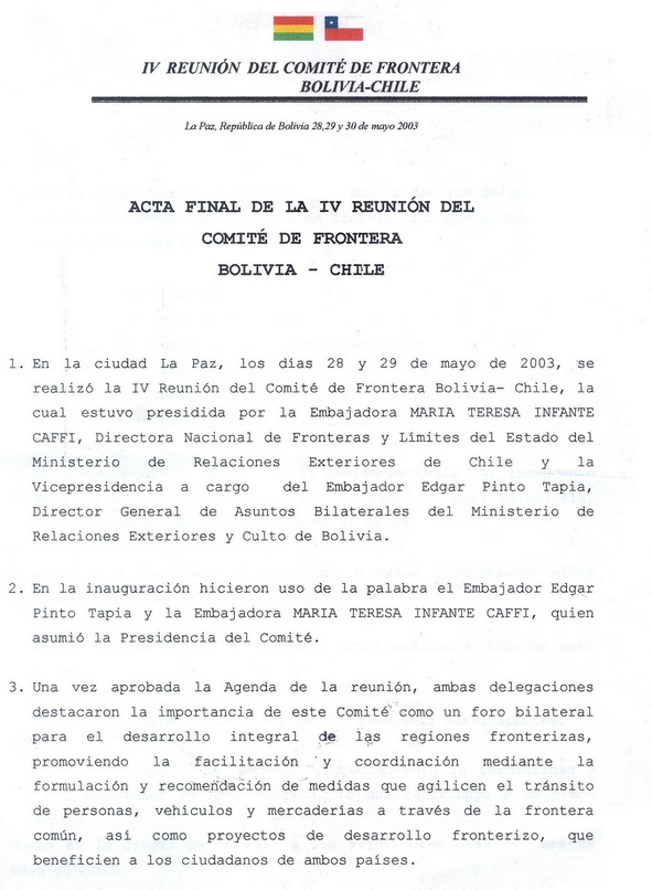 Modelo de actas en bolivia