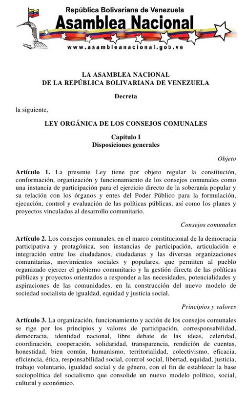 Modelo de actas para consejos comunales