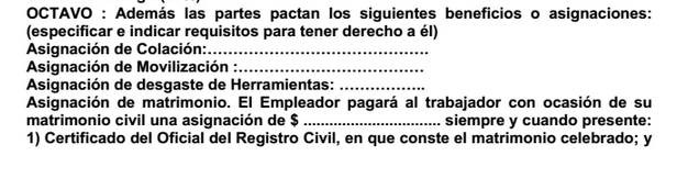 Modelo de contrato de trabajo construcción