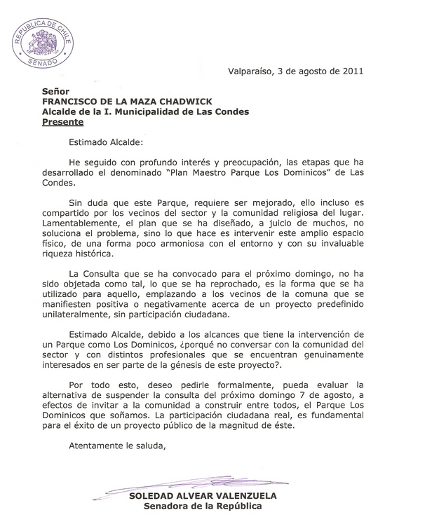Modelo de carta de consulta