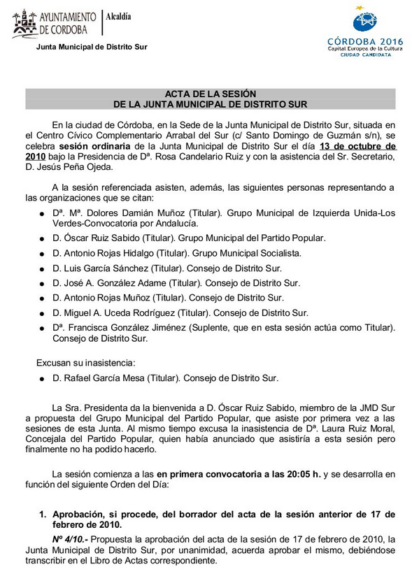 Modelo de actas fáciles