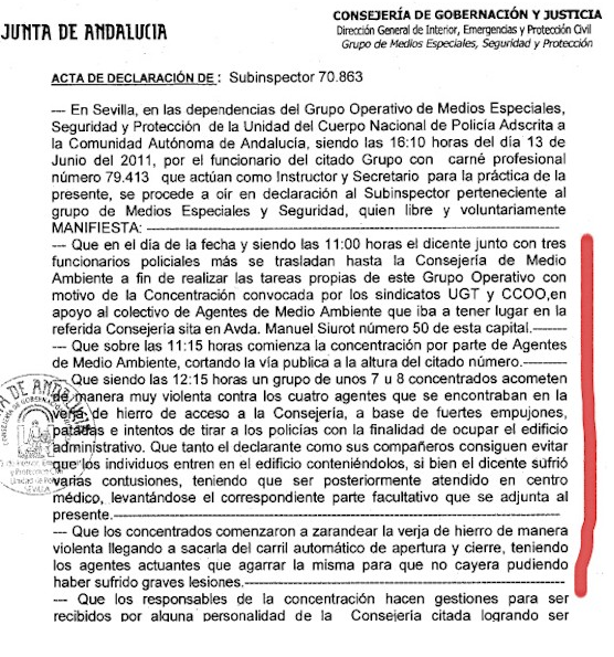 Modelo acta de manifestaciones