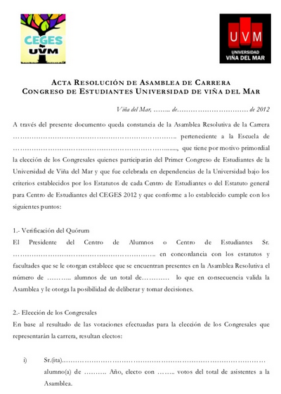 Modelo de acta resolutiva