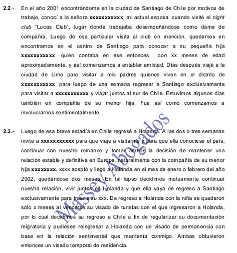 Modelo de demanda de divorcio y tenencia