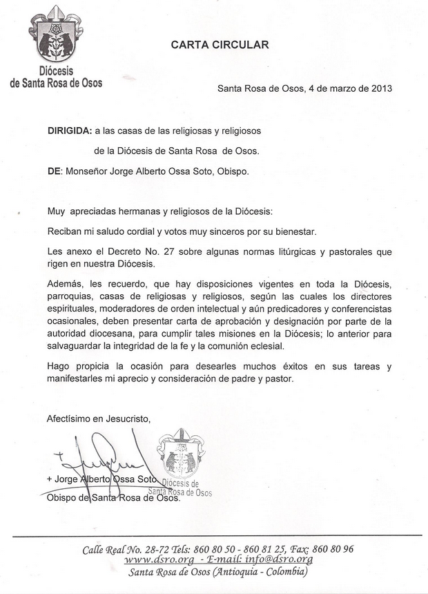 Ejemplo de circular