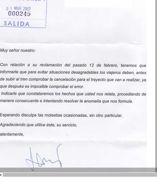 Otros modelos de cartas y escrituras