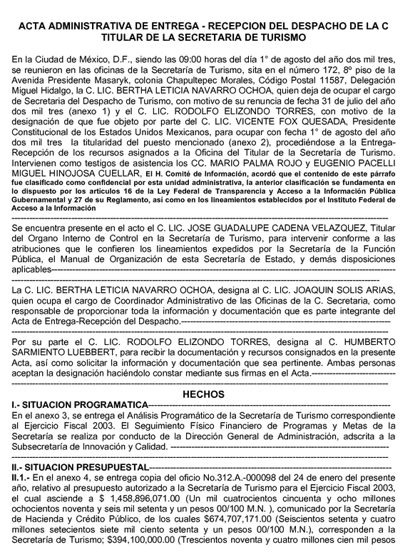 Modelo de acta de recepción